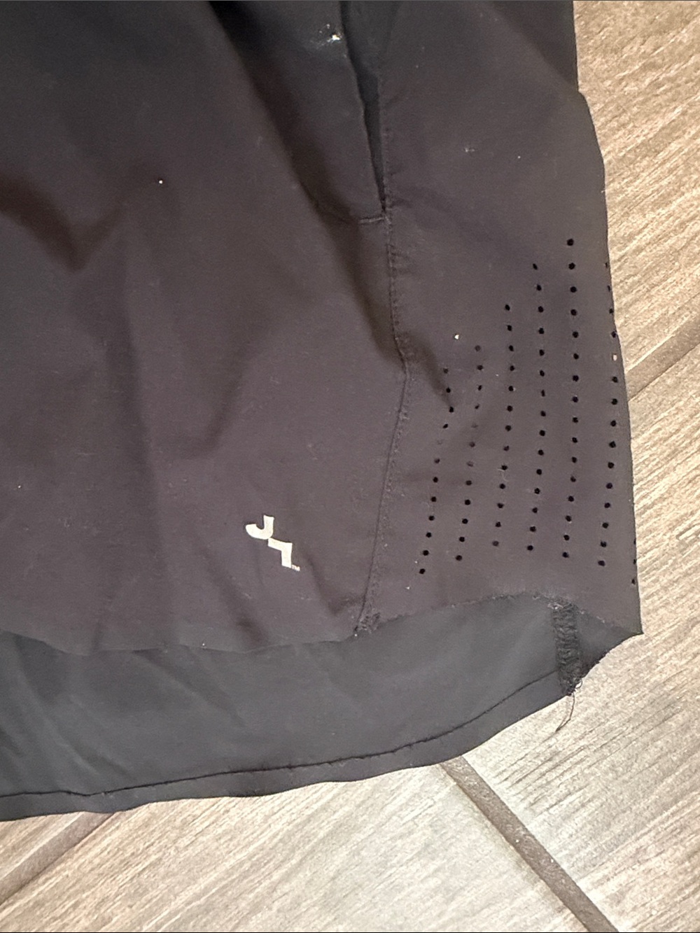 JoyLab Women's Athletic Shorts Trio - Black & Light Blue - Picture 5 of 5